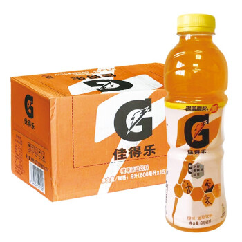 百事出品佳得乐运动饮料西柚味蓝莓橙味柠檬口味甜橙味600ml15瓶整箱