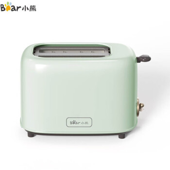 小熊(Bear)DSL-C02W1面包机 多士炉 烤面包机馒头片机家用全自动不锈钢2片吐司加热机 绿色