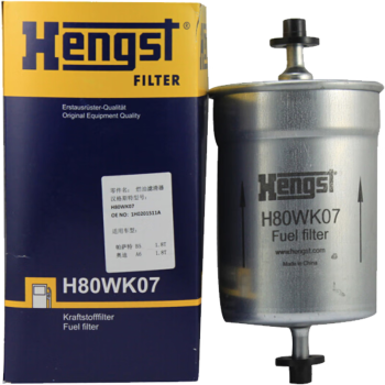 汉格斯特Hengst燃油滤清器*H80WK07(适配旗云/风云/捷达/帕萨特B5/B7/领驭/桑塔纳2/3000/志俊/奥迪A6)