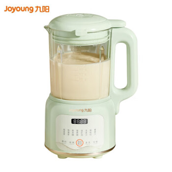 九阳（Joyoung） 豆浆机1.2L 小型家用免过滤可预约破壁机料理机榨汁机辅食机 DJ12X-D138玉簪绿