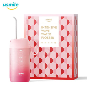 usmileC1冲牙器 洗牙器 水牙线 洁牙器 洁牙机 伸缩便携冲牙器 密浪冲牙器 樱甜