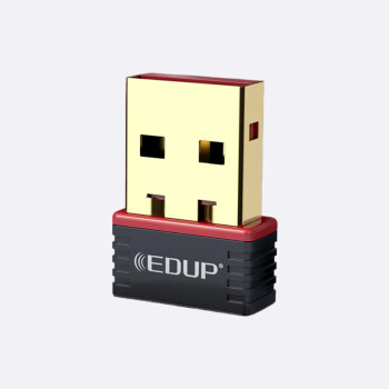 翼联（EDUP）免驱版 USB无线网卡 随身wifi接收器 台式机笔记本通用 智能自动安装驱动EP-N8566