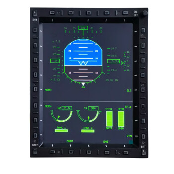 维飞枭龙JF-17模拟舱/MFCD、适用专业级模拟训练、飞行教学，教10模拟 兼容DCS JF-17MFCD全尺寸专业版单屏