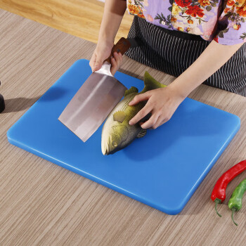 悍路菜板抗菌塑料pe菜墩防霉刀板双面粘案板方形批发砧板切38*28*2cm