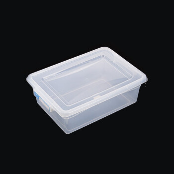 丹诗致远 透明加厚塑料保鲜盒插标签长方形大容量厨房冰箱收纳食品级商用 9916加厚型：37*26*10.5