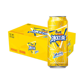 康师傅 冰红茶 sleekcan 310ml*24罐整箱装  柠檬红茶饮料饮品
