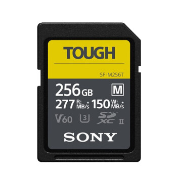 索尼 SONY SF-M256T SD卡 256G 高速读取277MB/S 三防卡M系列 微单单反相机摄像机存储卡