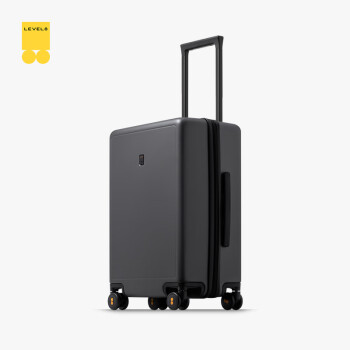 地平线8号（LEVEL8）行李箱旅行箱登机箱20英寸德国科思创PC箱体男女拉杆箱 灰色