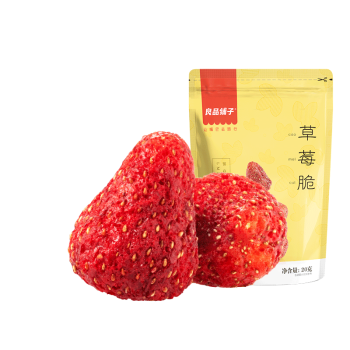 良品铺子 草莓脆 冻干草莓干水果干零食办公室小吃休闲食品20g