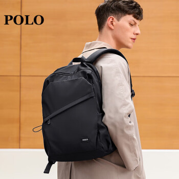 POLO商务双肩包男士旅行背包书包14/15.6英寸苹果电脑包520礼物送男友
