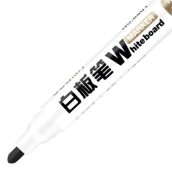 得力（deli） 白板笔 可擦笔 会议笔大容量白板用笔 黑 6801 10支/盒