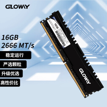 光威（Gloway）16GB DDR4 2666 台式机内存条 悍将系列