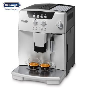 德龙（Delonghi）咖啡机 全自动意式现磨 原装进口 家用 办公室  手动卡布奇诺系统 ESAM04.110.S 专享购