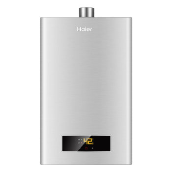 海尔（Haier）燃气热水器 家用天燃气 恒温智能变升 强排式即热  JSQ25-13J(12T)