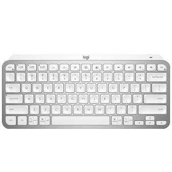 罗技（Logitech）大师系列 MX Keys Mini Mac版 简约无线背光键盘 浅灰色 蓝牙 办公 智能键盘  平板电脑键盘