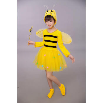 peakhua六一儿童节演出服小蜜蜂舞蹈服幼儿园宝宝儿童卡通动物装表演