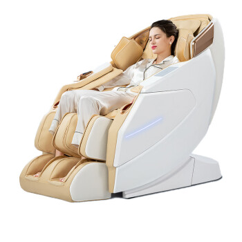 迪斯（Desleep）按摩椅DE-A17L（皓月白）家用一体 3D 太空舱零重力 全自动多功能 电动按摩 沙发椅子 双子芯
