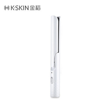 金稻（K·SKIN）夹发板 迷你电夹板直发棒 卷直两用男女烫发棒 卷发器 防烫拉直板夹 生日礼物 白色 KD3886A