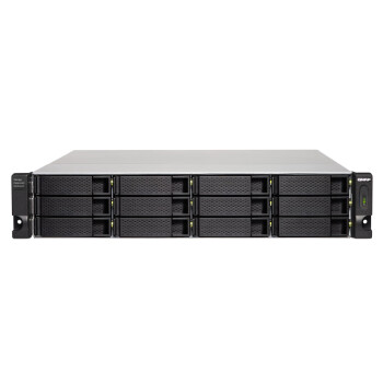 威联通（QNAP）TL-R1200C-RP大容量12盘位机架式 USB3.2Gen2Type-C大容量JBOD网络存储扩展柜
