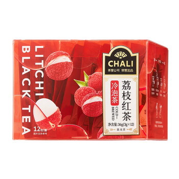 CHALI荔枝红茶冷泡茶36g 茶叶茶包水果茶 茶里公司出品