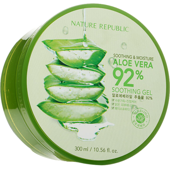 自然乐园（Nature Republic）芦荟胶舒缓补水保湿凝胶 晒后呵护身体乳 冬季化妆护肤面霜300ml