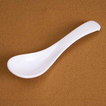信基高格 7006密胺勺 食堂快餐勺仿瓷白色小勺汤勺饭勺 长14.5cm 10个/件