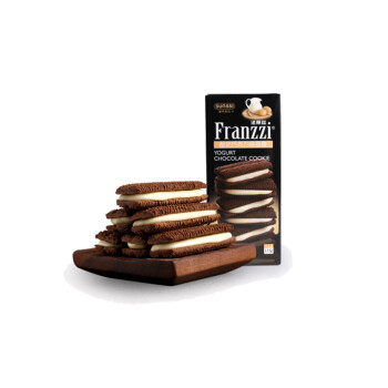 法丽兹（Franzzi） 休闲零食下午茶点心酸奶巧克力味曲奇饼干115g/盒 6盒起售 BS