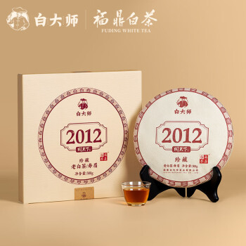 白大师2012年枣香寿眉福鼎老白茶茶饼300g