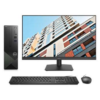 戴尔(Dell)成就3020 新款 台式电脑主机 高性能整机 台式机 商用办公电脑 教育学习 图形设计(13代i5-13400 16G 256GSSD+1TB三年上门)23.8英寸大屏显示器