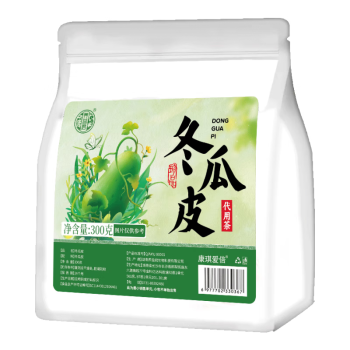 养益君 冬瓜皮300g 无硫冬瓜皮茶精选干冬瓜皮泡水冬瓜茶 搭中药材原料桑叶苦瓜冬瓜荷叶茶泡水喝 