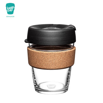 KEEPCUP澳洲进口咖啡杯范木环钢化玻璃水杯黑咖啡340ml