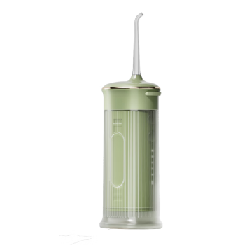 ApiYoo冲牙器复古智能轻音冲牙器家用便携式清洁口腔冲牙器 X11-复古绿