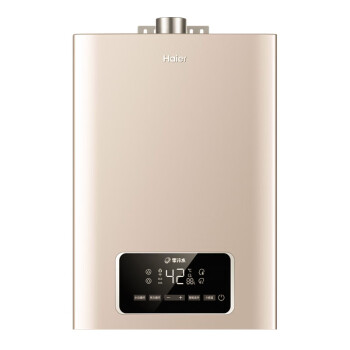 海尔（Haier）燃气热水器 16升家用变频恒温天然气强排式多重安防JSQ30-16T11（12T）U1