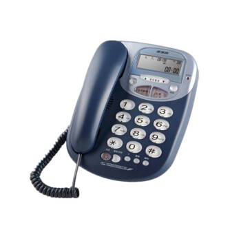 步步高 HCD007(6033)TSD 办公可壁挂有绳座式电话机（深蓝）