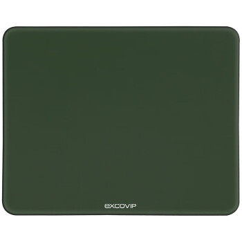 宜适酷(EXCO)墨绿鼠标垫小号桌垫加厚5mm笔记本电脑办公牛奶丝面料PU底防滑便携丝滑鼠标垫子迷你学生垫0075