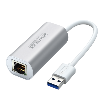 山泽USB3.0千兆有线网卡转RJ45网线接口转换器适用小米盒子微软苹果华为接外置网口转接头UW013