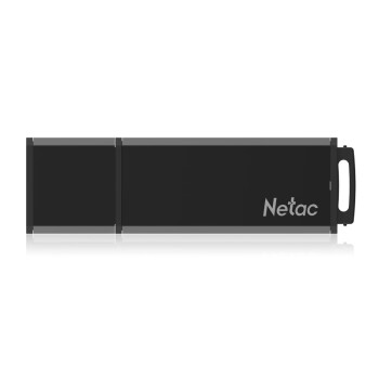 朗科(Netac)U351-64GB商务直插式优盘 USB3.0闪存盘小巧迷你车载加密U盘 黑色