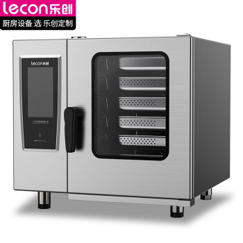 乐创（lecon）万能蒸烤箱商用电热全自动大容量多功能电烤箱蒸箱烤鸭炉烧腊智能烹饪蒸烤一体6层LC-WZ6-G119