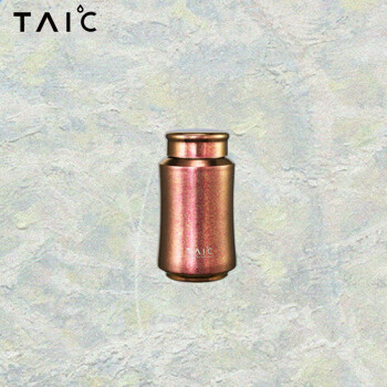 TAIC纯钛茶叶罐存储罐随身收纳罐TMNG-T200 莫奈·枫叶红 200ml