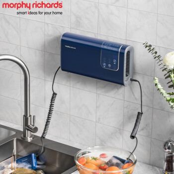 摩飞电器（Morphyrichards）果蔬清洗机 家用双仓有线洗菜机  蔬菜水果分类  去农残净化机 烘干消毒神器 MR2061 