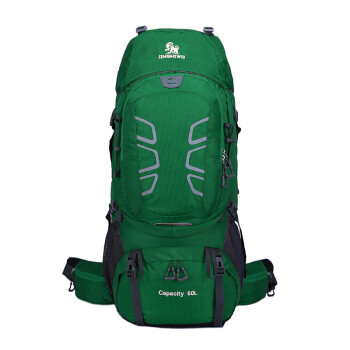 户外尖锋（HU WAI JIAN FENG）户外登山包双肩背包60L男女大容量休闲旅行包运动包56-75L绿色