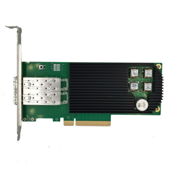 NIC-500-E810s大型数据网卡E810开发的双口25G网卡，PCIe 4.0 x8接口半长半高PCIe网卡2*SFP28 25GE/10GE/1GE