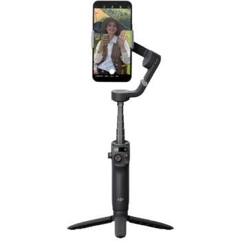 大疆 DJI Osmo Mobile 6 手机云台稳定器 智能防抖手持vlog拍摄神器 补光套装 随心换2年版