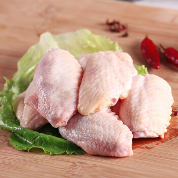 苏食（SUSHI）生鲜鸡翅中1000g散养冷冻鸡翅中新鲜鸡肉原味鸡翅膀红烧食材