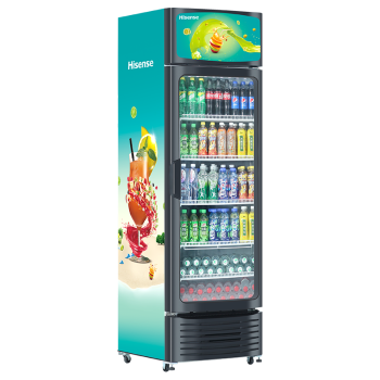海信（Hisense）展示柜冷藏 388升风冷无霜单门商用便利店超市冰箱保鲜饮料啤酒陈列柜SC-388WLA【企业采购】
