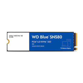 西部数据（Western Digital）1TB SSD固态硬盘 M.2（NVMe协议） SN580 PCIe4.0 2280笔记本电脑台式硬盘