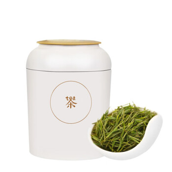 燕游记茶叶绿茶 安吉白茶150g 新茶明前春茶白茶 罐子颜色随机