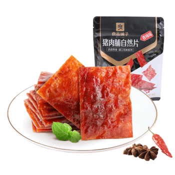 良品铺子 猪肉脯香辣味肉干肉脯靖江风味猪肉干 网红休闲零食小吃100g