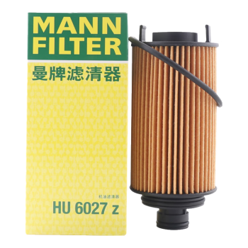 曼牌（MANNFILTER）机油滤清器机滤机油滤芯HU6027ZRX8荣威950RX5名爵HS锐腾GS瑞虎8