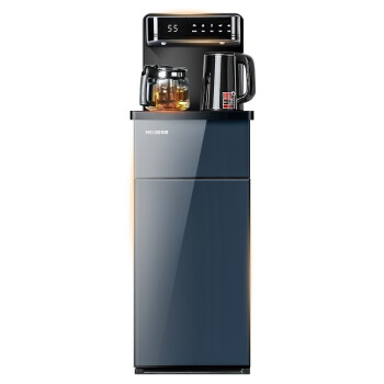 美菱（MELING）茶吧机家用多功能智能遥控温热型立式饮水机MY-YT908 深蓝色